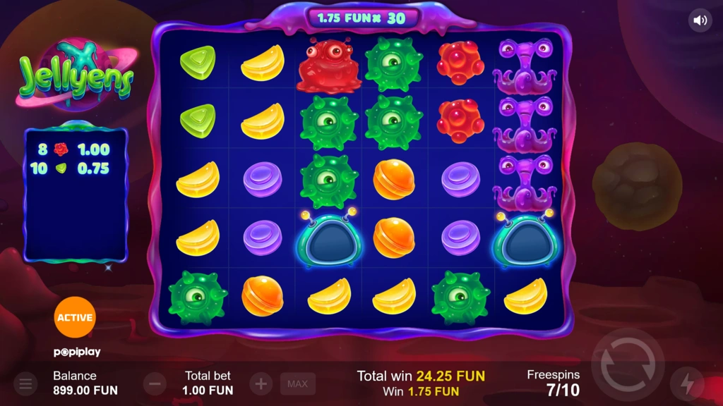 Jellyens X - Free Spins